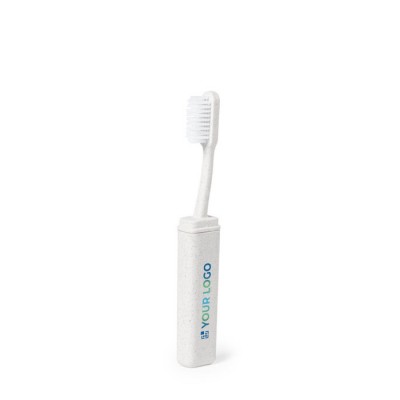 Cepillo de dientes de caña de trigo plegable especial para viajes