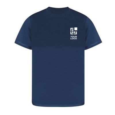 Camiseta técnica de 100% poliéster con doble tonalidad 140 g/m2