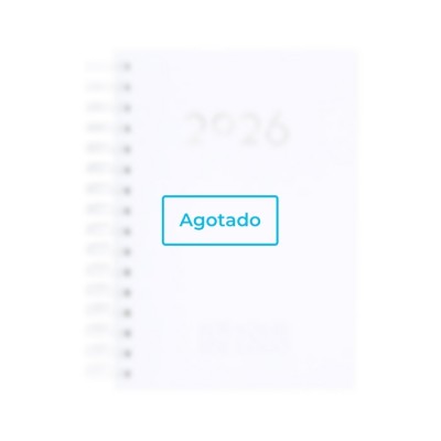 Agenda de anillas en el lateral con vista diaria en inglés y español A5 vista principal - agotado Agenda de anillas en el lateral con vista diaria en inglés y español A5 vista principal - agotado