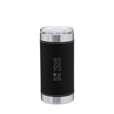 Vaso térmico de acero inoxidable con banda de PU a color 530ml