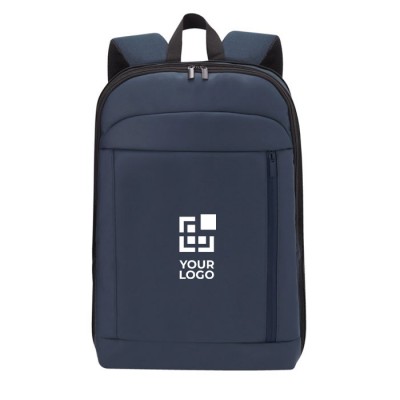 Mochila ampliable para portátil hecha de PU y poliéster 15