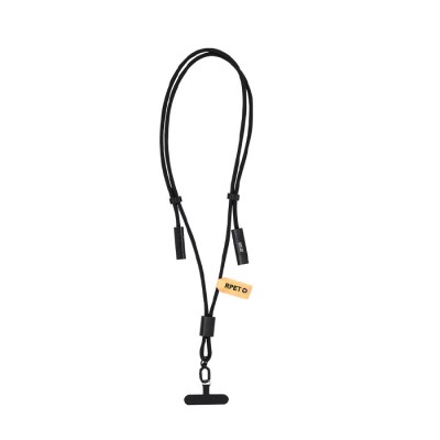 Lanyard con función de carga, traspaso de datos y transporte de móvil