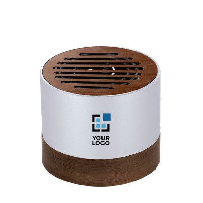 Altavoz de aluminio reciclado GRS y madera de nogal 3W