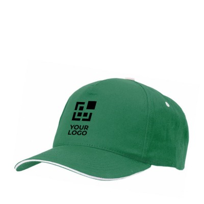 Gorras para publicidad en algodón color azul