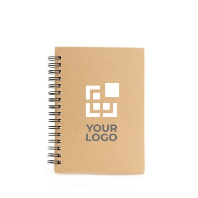 Cuaderno pequeño para personalizar con logo color negro