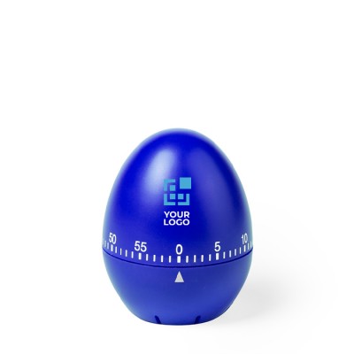 Temporizador personalizado forma de huevo color azul