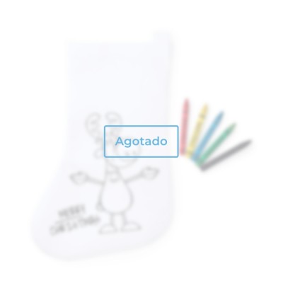 Calcetín de navidad para colorear vista principal - agotado