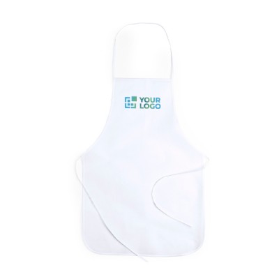 Delantal para sublimación de non-woven con cintas a juego 80 g/m2