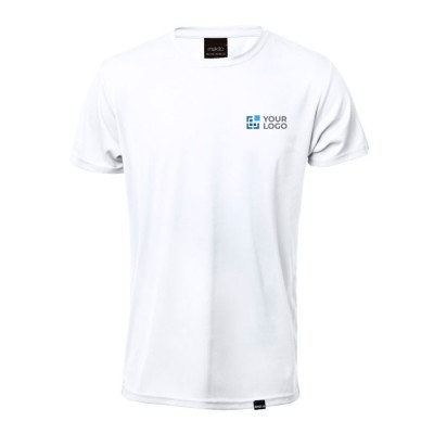 Camiseta técnica sublimada RPET color blanco