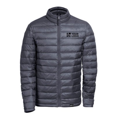 Chaqueta acolchada reciclada color gris oscuro