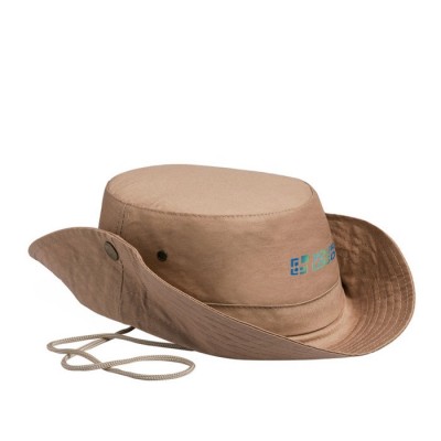 Gorro estilo safari de 100% algodón con ala ajustable