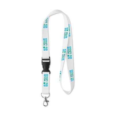 Lanyard publicitario sublimado con hebilla 