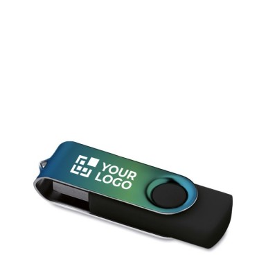 USB 3.0 con impresión del clip a color vista principal