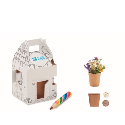 Set de cultivo para niños de flores de miel y lápiz multicolor