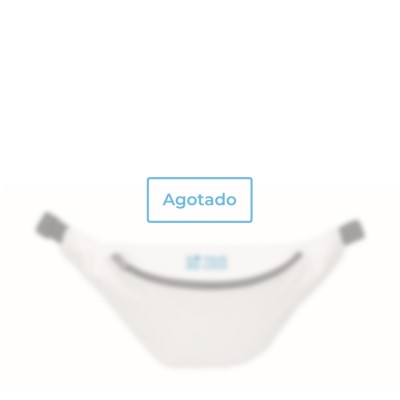 Riñonera de cuero sintético suave con cinta gruesa ajustable vista de impresión - Agotado