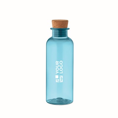Botella de Tritan Renew™ con tapa redonda de corcho 500ml