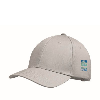 Gorra de algodón con cierre ajustable de hebilla de acero 280 g/m2