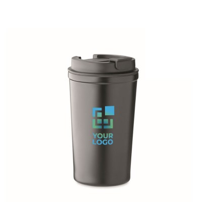 Vaso de doble pared anti fugas de acero inoxidable 450ml