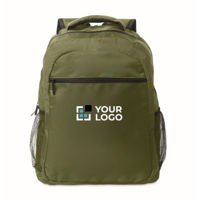 Mochila para portátil con bolsillos delante y a los lados 15