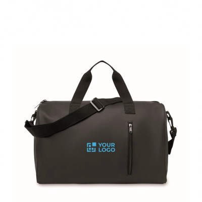 Bolsa de suave tacto con doble asa y bandolera desmontable
