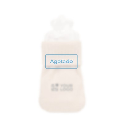 Pequeño calienta manos de poliéster con sistema de agua caliente color beige vista de impresión - agotado