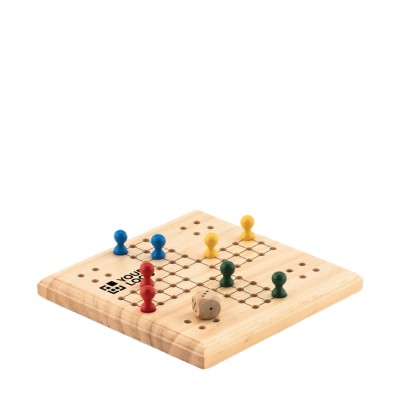 Juego para viajes de madera  color madera