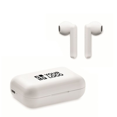 Auriculares con logo y bluetooth 5.0 vista principal