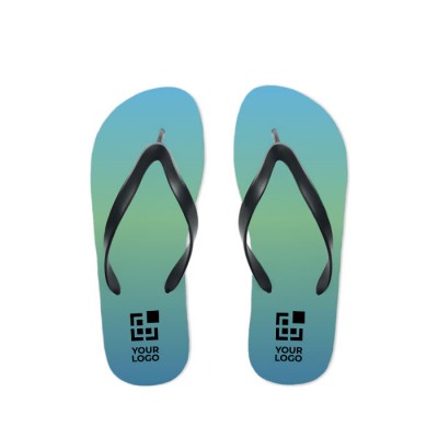 Chanclas con logo o diseño para playa vista principal