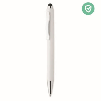Bolis antibacterianos personalizados color blanco