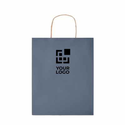Bolsas de papel recicladas medianas color negro