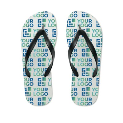Chanclas personalizadas con imagen a color talla 44-46 Beach Sublim