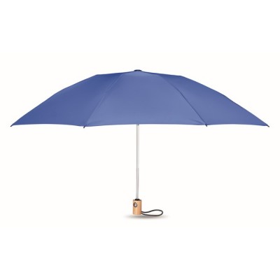 Paraguas plegables personalizadoss RPET de color azul real