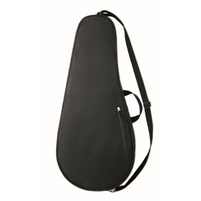 Funda para raqueta de tenis en RPET de color negro