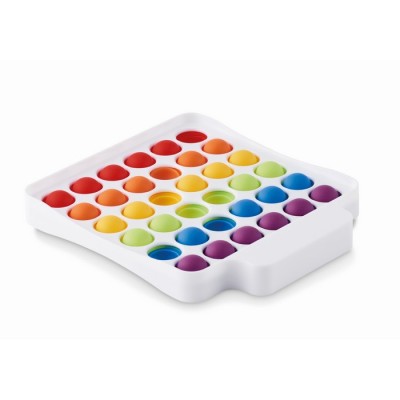 Juguete pop it de colores color blanco