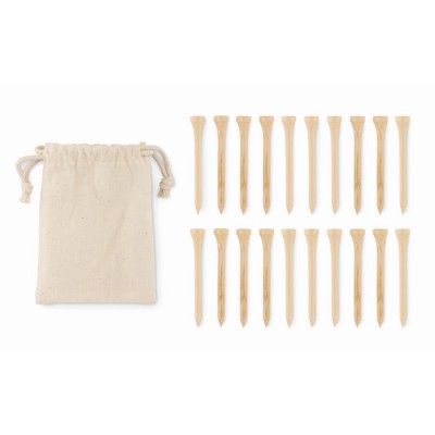 Set de 20 tees para golf