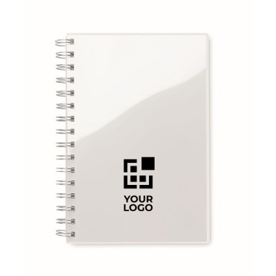 Cuadernos personalizados reciclados vista principal