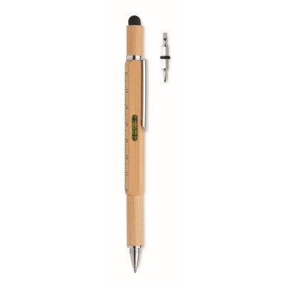 Bolígrafo multifunción para bricolaje color madera