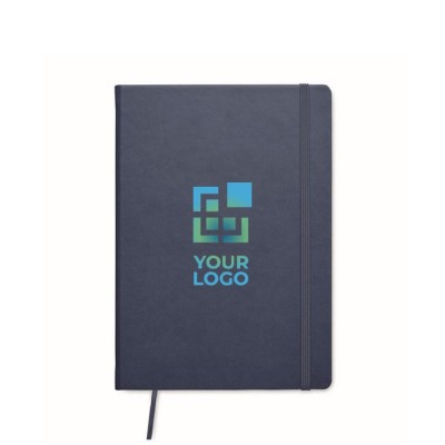 Libreta A5 con papel reciclado a rayas vista principal