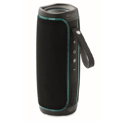 Altavoz con LED y antisalpicaduras