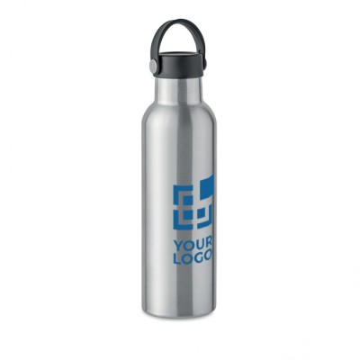 Botella agua acero inoxidable Active Flask + pajita (3 tapas)