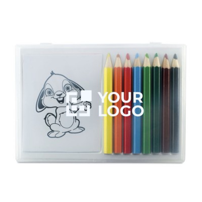 Set de lápices de colores personalizados color Multicolor