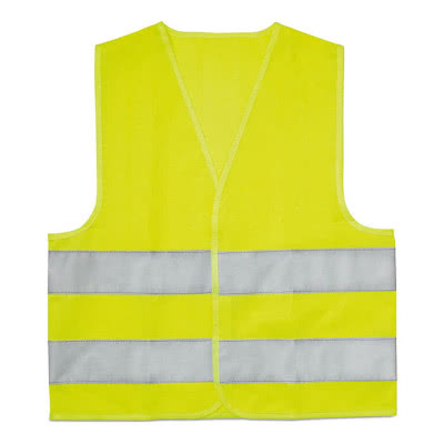 Chaleco reflectante personalizado niños color Amarillo