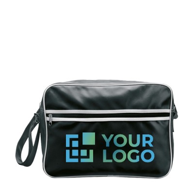Bolsa mensajero para empresa y publicidad color Negro