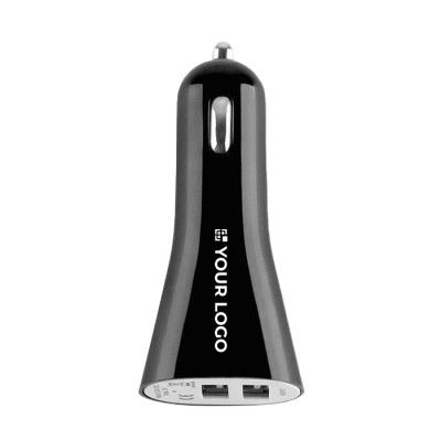 Cargador de USB para publicidad color Negro