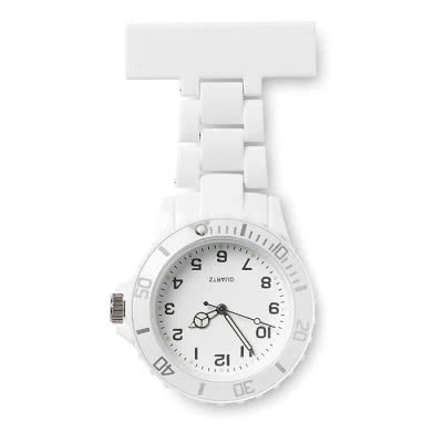 Elegante reloj para la solapa color Blanco