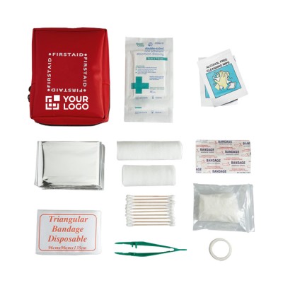 Kit de primeros auxilios para regalar color Rojo tercera vista