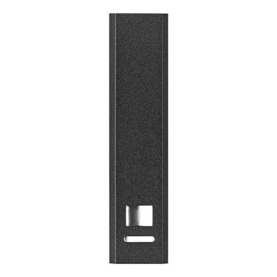 Power bank personalizado de aluminio 2.200mAh color Negro
