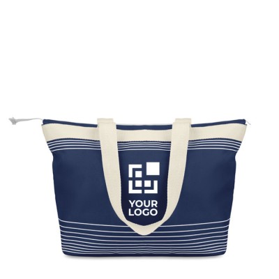 Bolsa publicitaria de playa para regalar color Azul