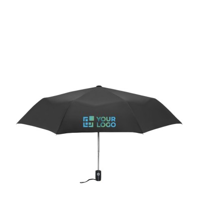 Paraguas personalizado 21'' automático color Negro