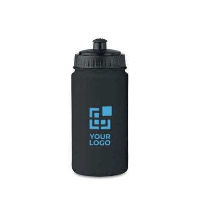 Botelllas de agua promocionales 500ml color Negro